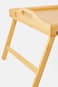 Farberware Bamboo Table Tray With Fold Up Legs, Tan