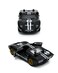 1966 FORD GT40 MKII Die Cast Metal Doors Openable Pull Back Action Toy Car