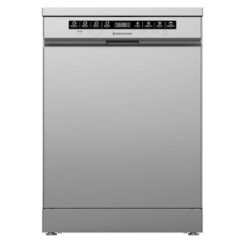 Westpoint Freestanding Dishwasher 15 Places Setting 8 Programs WYS-1523I Silver