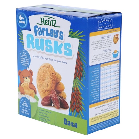 Heinz Farley&#39;s Date Rusks Biscuits 6 Months+ 300g