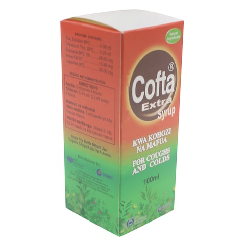 Aspen Beta Healthcare Cofta Extra Syrup For Coughs And Colds 100ml