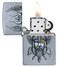 Zippo 29871 207 Viking Warrior Design Street Chrome Windproof Lighter