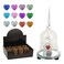 Colour Changing Battery Operated Bell with Spur Glass Angel
