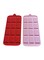 2 pack X Thin Mini Waffle Mold Chocolate DIY Tray Mould Silicone Party maker