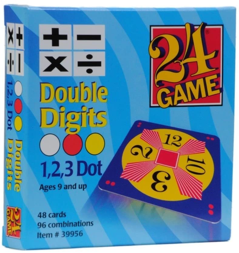 Buy 24 Game Cards Original 24 Game Cards Double Digits Online ...