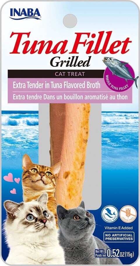 Buy INABA TUNA IN TUNA BROTH 15g - Pack of 3 in UAE