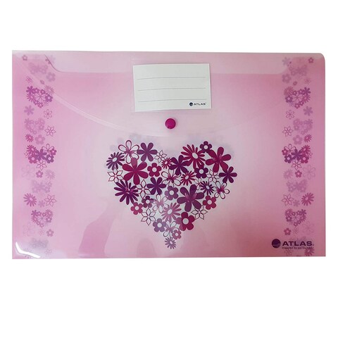 ATLAS DOCUMENT BAG PINK