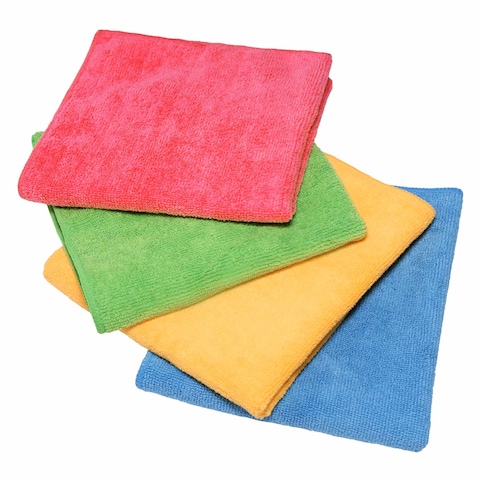 Vileda Colors Microfiber Cloth Multi Pack 4 Pieces