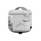 AFRA Rice Cooker, 1.5 Litre, Inner Pot, Aluminium Heating Plate, Quick &amp; Efficient, Fully Sealable, Preserves Flavors &amp; Nutrients, G-mark, ESMA, ROHS, And CB Certified, AF-1550DRWT, 2 Years Warranty