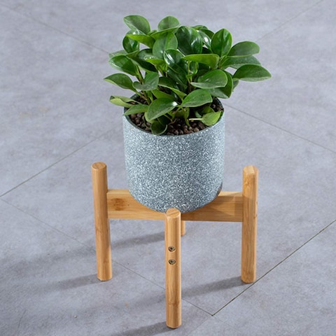 Aiwanto Plant Stand Plant Pot Stand Decoration Indoor Outdoor Plant Stand Wooden Flower Pot Holder Plant Pot Stand Decoration Plant Stand(L)(Need Install)