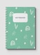Lowha Spiral Notebook With 60 Sheets And Hard Paper Covers With Sea Ocean Theme Design, For Jotting Notes And Reminders, For Work, University, School