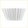 Coralblue - Basket Coffee Filter in White Basket- size having 100 Pieces Disposable Paper Coffee Filter Can be Used In Home at Office and for Travel Purposes as well