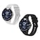 X.Cell Apollo W2 Smartwatch Bundle Black and White