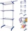 3 Layer Cloth Drying Stand(Blue)