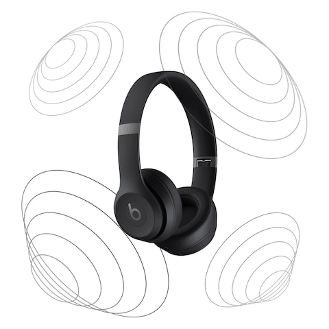 Beats Solo 4 Wireless Bluetooth On-Ear Headphones Matte Black