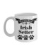 muGGyz Printed Ceramic Coffee Mug White