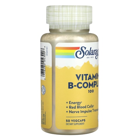 SOLARAY VIT B COMPLEX CAP100MG 50&#39;S