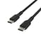 Belkin BoostCharge Braided USB-C to USB-C Fast Charger Cable, Black, 1m
