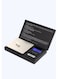 Generic - Portable LCD Electronic Digital Scale Black/Silver 12.7x1.8x7.5centimeter