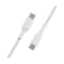Belkin BoostCharge Braided USB-C to USB-C Fast Charger Cable, White, 1m