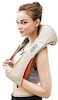 Shopdeals Back Neck And Shoulder Massager, Deep Tissue 3D Kneading Pillow Massager For Neck, Back, Shoulders, Foot, Legs - Full Body Massage Relieve Muscle Pain