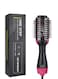 Generic One Step Hair Dryer And Styler Brush Comb, Black/Pink