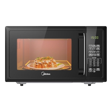 ميديا فرن ميكروويف رقمي   EM925 باللون الأسود سعة 25 لتر