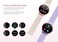 Kieslect Lora calling smartwatch for women - Gold
