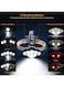 Generic 8 LED USB Rechargeable Waterproof Head Lamp, 8 Modes For Outdoor Camping Cycling Running Fishing