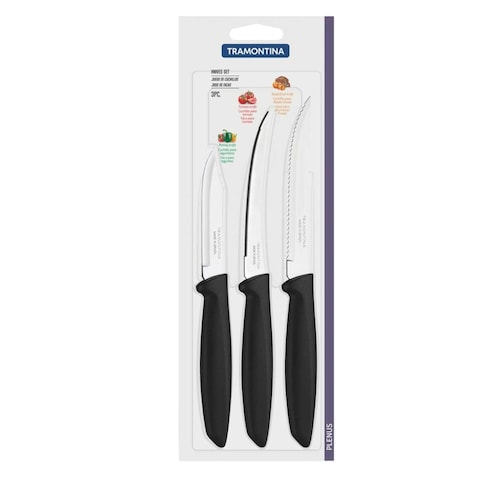 TRAMONTINA PLENUS KNIVES SET 3PCS