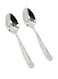 Royalford 2-Piece Coffee Spoon Set Silver/Black