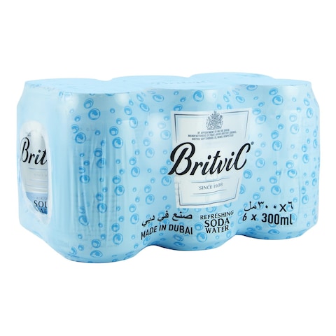 Britvic Refreshing Soda Water 300ml Pack of 6