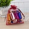100 Pieces Organza Bags with Drawstrings 7X9 cm Jewelry Pouches Candies Eid Bridal Shower Party Wedding Favor Bags (Red)
