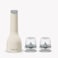 FinaMill Battery Operated Spice Grinder w/two pods- Soft Cream