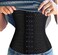 مشد تحت الصدر لتنحيف الجسم مصنوع من قماش قابل للتهوية اسود XL