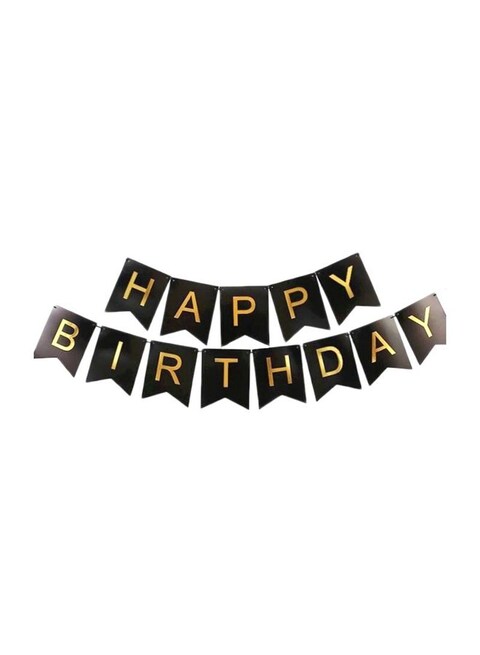 Generic Happy Birthday Bunting Party Banner 8Inch