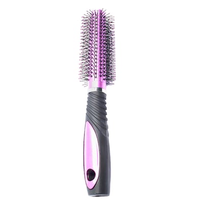 Uncle Bills Metallic Fin Hair Brush Black/Purple