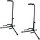 Mike Music Adjustable Guitar Stand; Holds Single Electric or Acoustic Guitar (Two-Pack, Black)