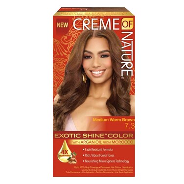 Creme Of Nature Exotic Shine Hair Color 7. 3 Medium Warm Brown