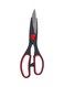 Delcasa Stainless Steel Kitchen Scissor Grey/Silver/Red 8inch