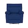 In House Velvet Classic Recliner Chair - Dark Blue - NZ10
