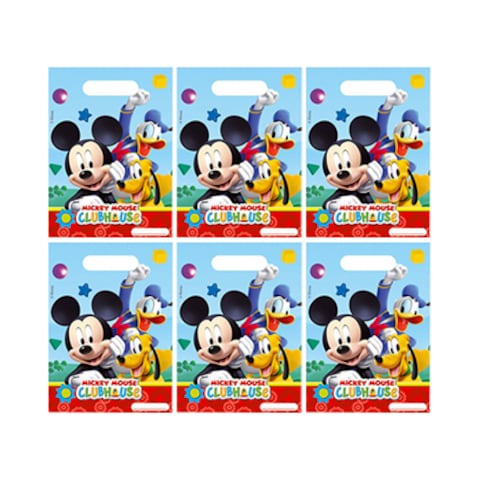 Disney Mickey Mouse Clubhouse Party Bags 6 Pieces