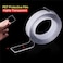 BZ 5M Multipurpose Double Sided Mounting Tape - Washable Traceless Clear Adhesive Tape Washable Adhesive Tape Nano Double Sided -Household &amp; Industrial Gel Grip Tape (16.5Ft)