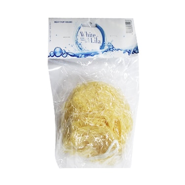 White Life Body Loofah Puff 1 Count