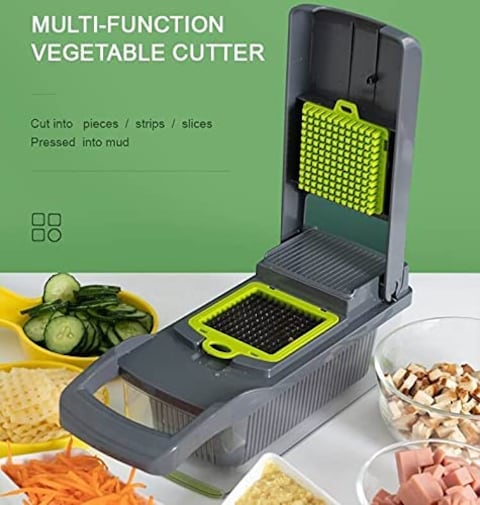 Generic Multifunction Veggie Slicer 14-In-1, Perfect Choice To Save Time And Keep Safe