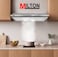Milton Cooker Hood Built-iIn Classic Hood Full Stainless Steel Push Button Control 3 Spin Motor Alm Filter LED Light Carbon Filter, Silver Color, (60 x 60) cm Model - 7501INOX60-1 Year Warranty