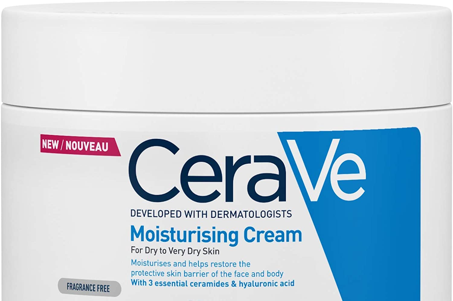 Cerave Moisturising Cream, 340 G/12 Oz, Daily Face, Body &amp; Hand Moisturiser For Instant &amp; Long-Lasting Hydration