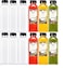 Lavish 12Pcs 12Oz Empty Plastic Juice Bottles With Caps, Reusable Clear Bulk Beverage Containers With Black Tamper Evident Lids For Juice, Milk And Other Beverages