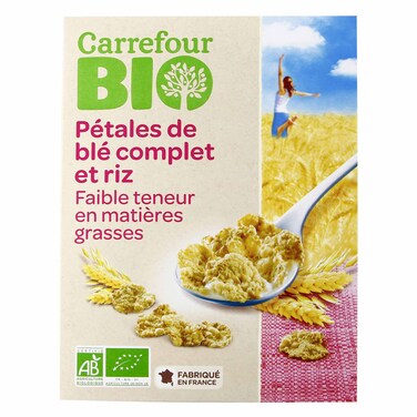 Carrefour Bio Cereales Petales DE Ble Riz 300GR