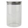 Glass Canister Jar With Stainless Steel Lid 1.3L